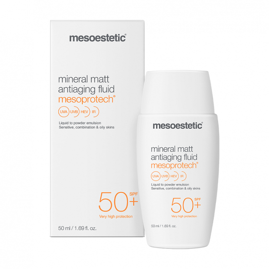 Mesoprotech Mineral Matt Antiaging Fluid SPF 50+ – Oil-Free Sunscreen
