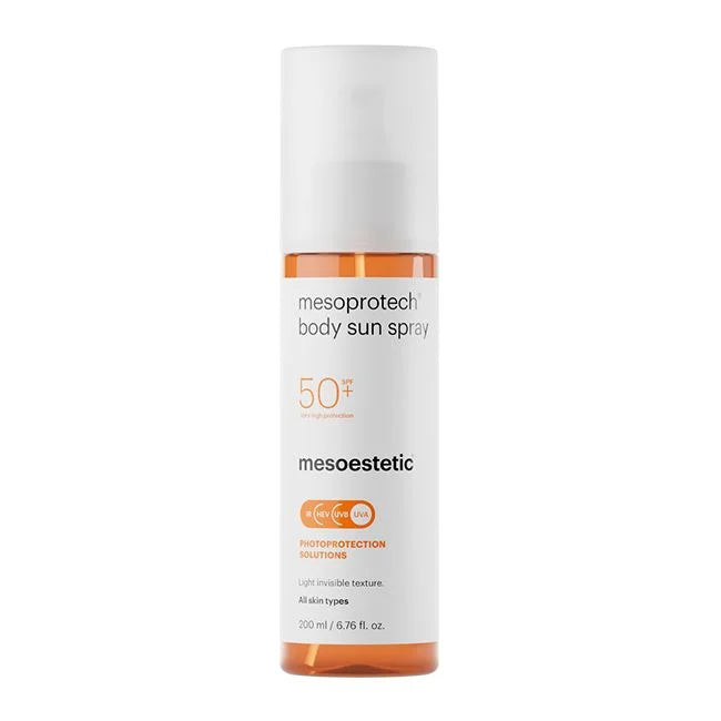 Mesoestetic Mesoprotech Body Sun Spray SPF 50+ – Sun Protection for All Skin Types