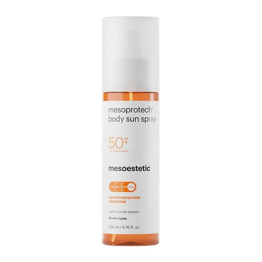 Mesoestetic Mesoprotech Body Sun Spray SPF 50+ – Sun Protection for All Skin Types